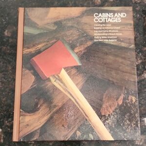 Cabins and Cottages Book with Red Axe Cover